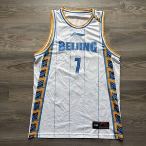 Li Ning CBA Basketball Jersey Jeremy Lin Beijing Ducks Authentic Size XL